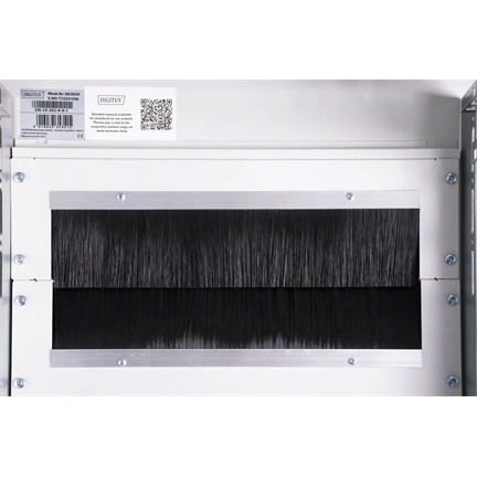 DIGITUS Rack Unique 19" 26U 1342x800x800mm üvegajtós szürke álló rack szekrény