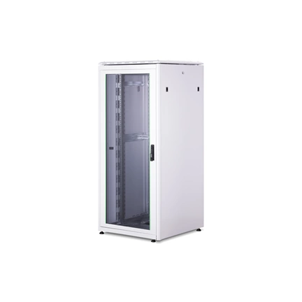 DIGITUS Rack Unique 19" 36U 1787x800x800mm üvegajtós szürke álló rack szekrény