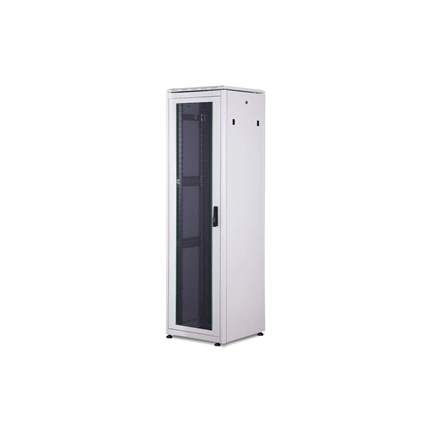 DIGITUS Rack Unique 19" 42U 2053x600x600mm üvegajtós szürke álló rack szekrény