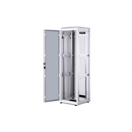 DIGITUS Rack Unique 19" 42U 2053x600x600mm üvegajtós szürke álló rack szekrény