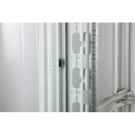 DIGITUS Rack Unique 19" 42U 2053x800x1000mm álló szürke nyitott rack szekrény