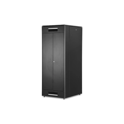 DIGITUS Rack Unique 19" 42U 2053x800x1000mm üvegajtós fekete álló rack szekrény