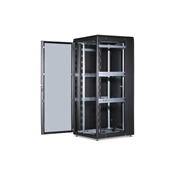 DIGITUS Rack Unique 19" 42U 2053x800x1000mm üvegajtós fekete álló rack szekrény