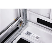 DIGITUS Rack Unique 19" 42U 2053x800x1200mm üvegajtós szürke álló rack szekrény