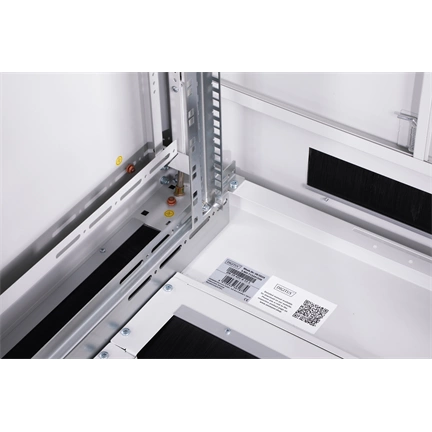 DIGITUS Rack Unique 19" 42U 2053x800x1200mm üvegajtós szürke álló rack szekrény