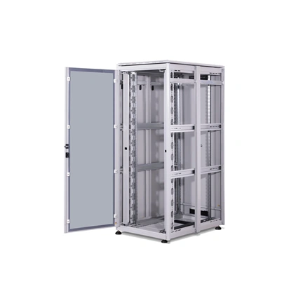 DIGITUS Rack Unique 19" 42U 2053x800x1200mm üvegajtós szürke álló rack szekrény