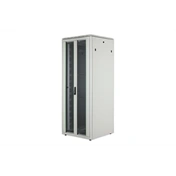 DIGITUS Rack Unique 19" 42U 2053x800x800mm dupla üveg első ajtó szürke álló rack szekrény