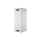 DIGITUS Rack Unique 19" 42U 2053x800x800mm dupla üveg első ajtó szürke álló rack szekrény