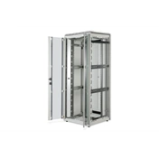 DIGITUS Rack Unique 19" 42U 2053x800x800mm dupla üveg első ajtó szürke álló rack szekrény