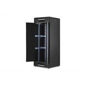 DIGITUS Rack Unique 19" 42U 2053x800x800mm üvegajtós fekete álló rack szekrény