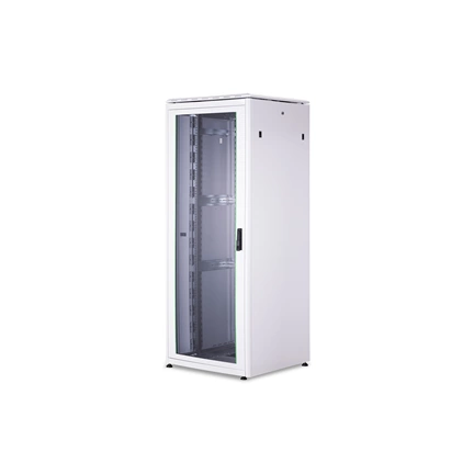 DIGITUS Rack Unique 19" 42U 2053x800x800mm üvegajtós szürke álló rack szekrény