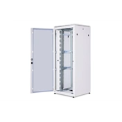 DIGITUS Rack Unique 19" 42U 2053x800x800mm üvegajtós szürke álló rack szekrény
