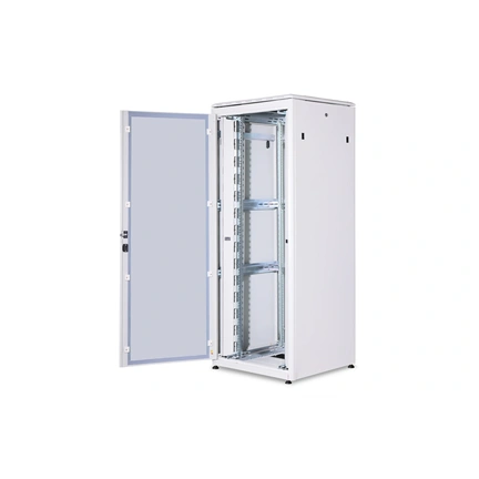 DIGITUS Rack Unique 19" 42U 2053x800x800mm üvegajtós szürke álló rack szekrény