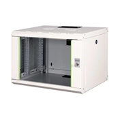 DIGITUS Rack Unique 19" 7U 420x600x450mm üvegajtós szürke fali rack szekrény