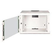 DIGITUS Rack Unique 19" 7U 420x600x450mm üvegajtós szürke fali rack szekrény