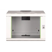 DIGITUS Rack Unique 19" 7U 420x600x450mm üvegajtós szürke fali rack szekrény