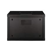 DIGITUS Rack Unique 19" 7U 420x600x600mm üvegajtós fekete fali rack szekrény
