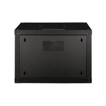 DIGITUS Rack Unique 19" 7U 420x600x600mm üvegajtós fekete fali rack szekrény