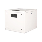 DIGITUS Rack Unique 19" 9U 509x600x600mm üvegajtós szürke fali rack szekrény
