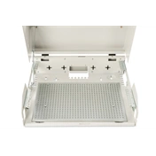 DIGITUS SOHO 19" 3U/2U 156x525x475mm slim forgatható szürke fali rack szekrény
