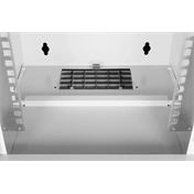 DIGITUS SOHO PRO 10" 12U 595x315x300mm üvegajtós szürke fali rack szekrény