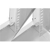 DIGITUS SOHO PRO 10" 12U 595x315x300mm üvegajtós szürke fali rack szekrény