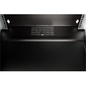 DIGITUS SOHO PRO 19" 12U 595x540x400mm üvegajtós fekete fali rack szekrény