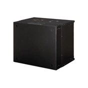 DIGITUS SOHO PRO 19" 9U 460x540x400mm üvegajtós fekete fali rack szekrény