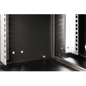DIGITUS SOHO PRO 19" 9U 460x540x400mm üvegajtós fekete fali rack szekrény