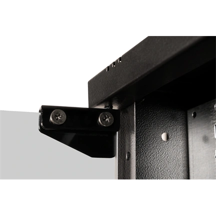 DIGITUS SOHO PRO 19" 9U 460x540x400mm üvegajtós fekete fali rack szekrény