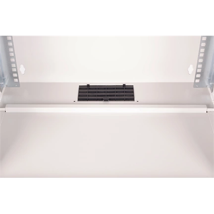 DIGITUS SOHO PRO 19" 9U 460x540x400mm üvegajtós szürke fali rack szekrény