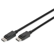 DIGITUS UHD 3D 4K 120Hz aranyozott 1.4 DisplayPort kábel 3m
