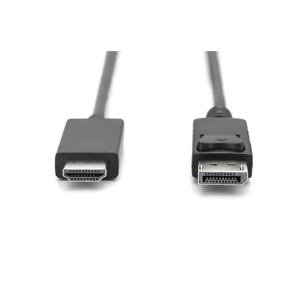 DIGITUS UHD 4K 3D 60Hz 1.2 DisplayPort - HDMI type A 2.0 kábel 3m