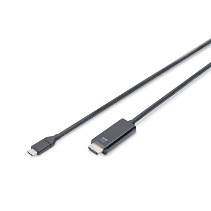DIGITUS UHD 4K 60Hz aranyozott HDMI - USB type-C kábel 2m