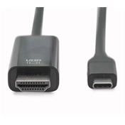 DIGITUS UHD 4K 60Hz aranyozott HDMI - USB type-C kábel 2m