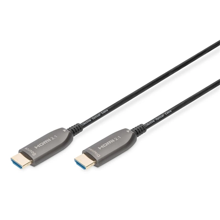 DIGITUS UHD 8K 60 Hz aranyozott 2.1 AOC optikai HDMI kábel 15m