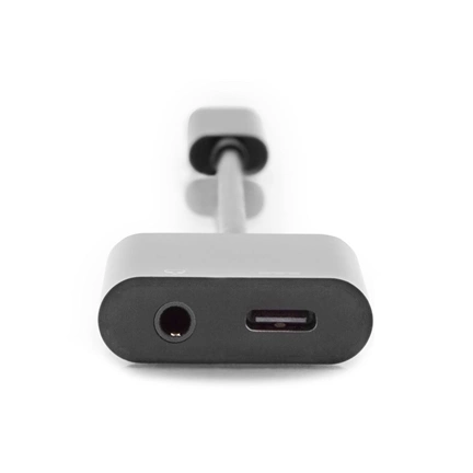 DIGITUS USB Type-C + 3,5 mm-es sztereó Adapter 0,2m