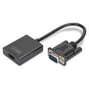 DIGITUS VGA apa -> HDMI anya adapter audio kábellel