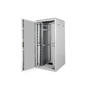 DIGITUS Varioflex-N 19" 42U 2022x800x800mm üveg első ajtós és hátsó acél dupla ajtós szürke álló rack szekrény