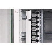DIGITUS Varioflex-N 19" 42U 2022x800x800mm üveg első ajtós és hátsó acél dupla ajtós szürke álló rack szekrény