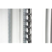 DIGITUS Varioflex-N 19" 42U 2022x800x800mm üveg első ajtós és hátsó acél dupla ajtós szürke álló rack szekrény