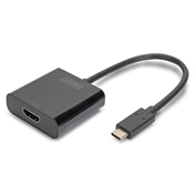 DIGITUS fekete USB 3.0 Type C - HDMI (4K@30Hz) adapter