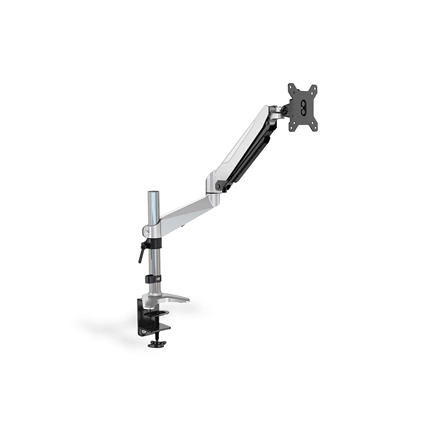 DIGITUS gázrugós C-bilincses univerzális (VESA 75 / 100) 1-es ezüst monitor tartó konzol