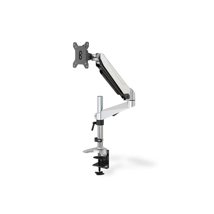 DIGITUS gázrugós C-bilincses univerzális (VESA 75 / 100) 1-es ezüst monitor tartó konzol