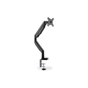 DIGITUS gázrugós C-bilincses univerzális (VESA 75 / 100) 1-es fekete monitor tartó konzol