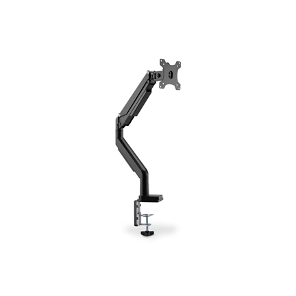 DIGITUS gázrugós C-bilincses univerzális (VESA 75 / 100) 1-es fekete monitor tartó konzol
