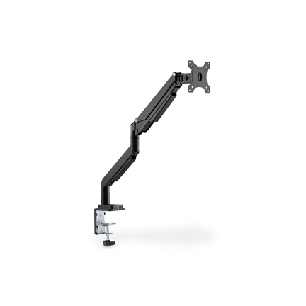 DIGITUS gázrugós C-bilincses univerzális (VESA 75 / 100) 1-es fekete monitor tartó konzol
