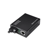 DIGITUS kétirányú Gigabit SM (RJ45-SC) média konverter