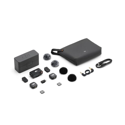DJI Mic 3 (2TX + 1RX + töltőtok) mikrofon