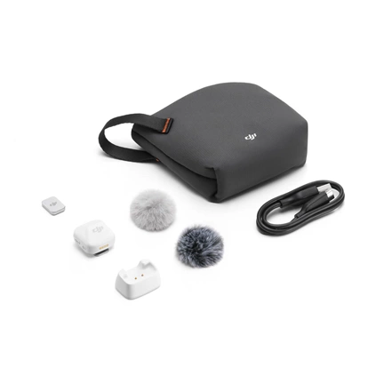 DJI Mic Mini vezeték nélküli mikrofon jeladó - Arctic White